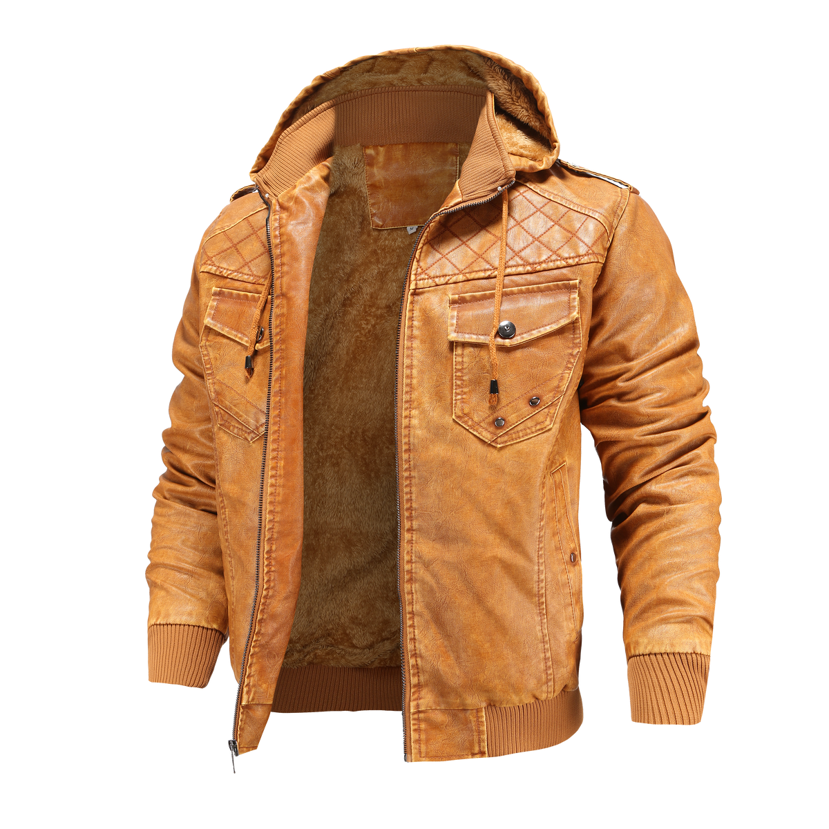 Men's Hooded Bomber Jacket
