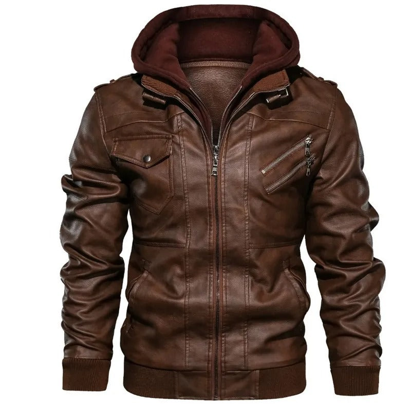 Men's Hooded Bomber Jacket