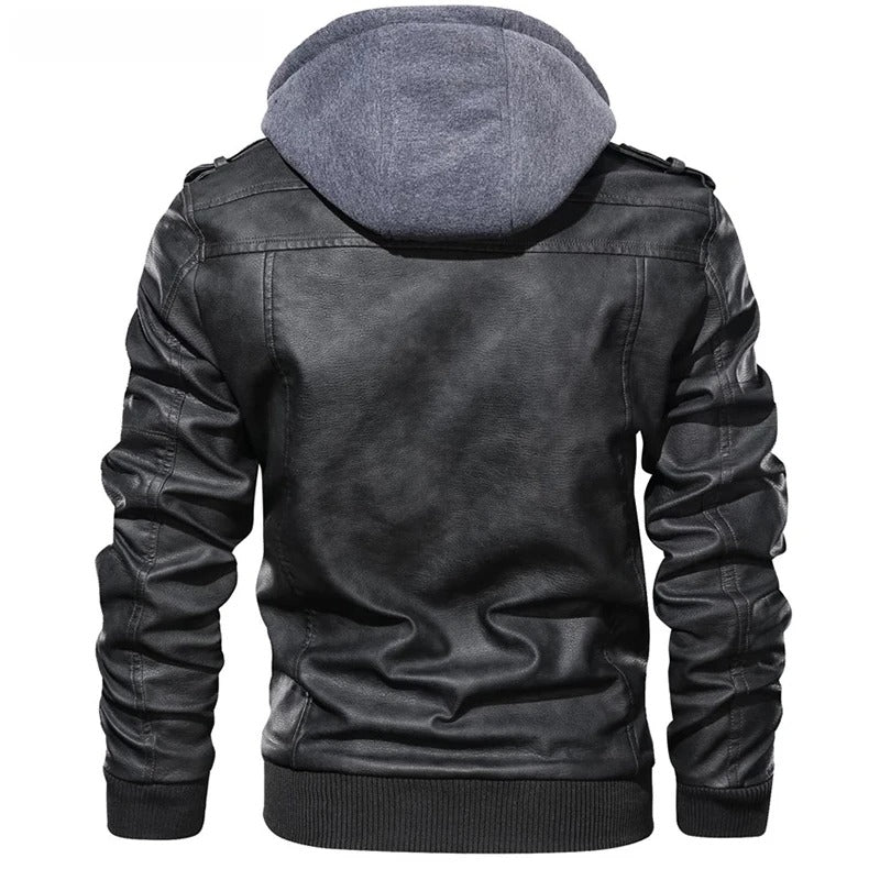 Men's Hooded Bomber Jacket