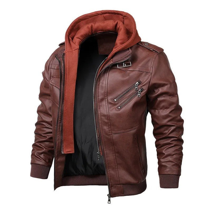 Men's Hooded Bomber Jacket