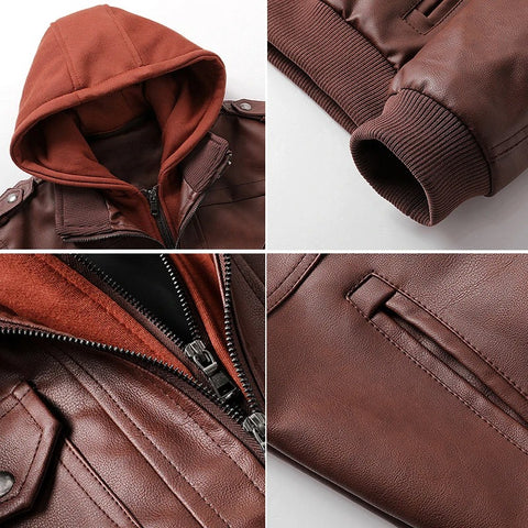 Men's Hooded Bomber Jacket