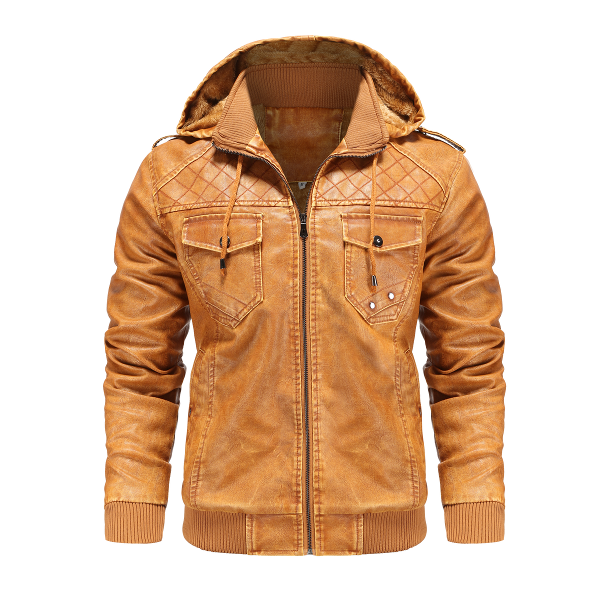 Men's Hooded Bomber Jacket