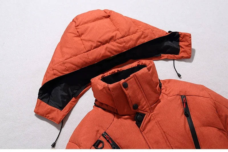 Men's Insulated Winter Parka - Waterproof, Windproof Jacket for Extreme Cold Weather