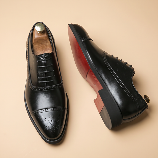 Men's Leather Brogues | Formal Lace-Up Shoes