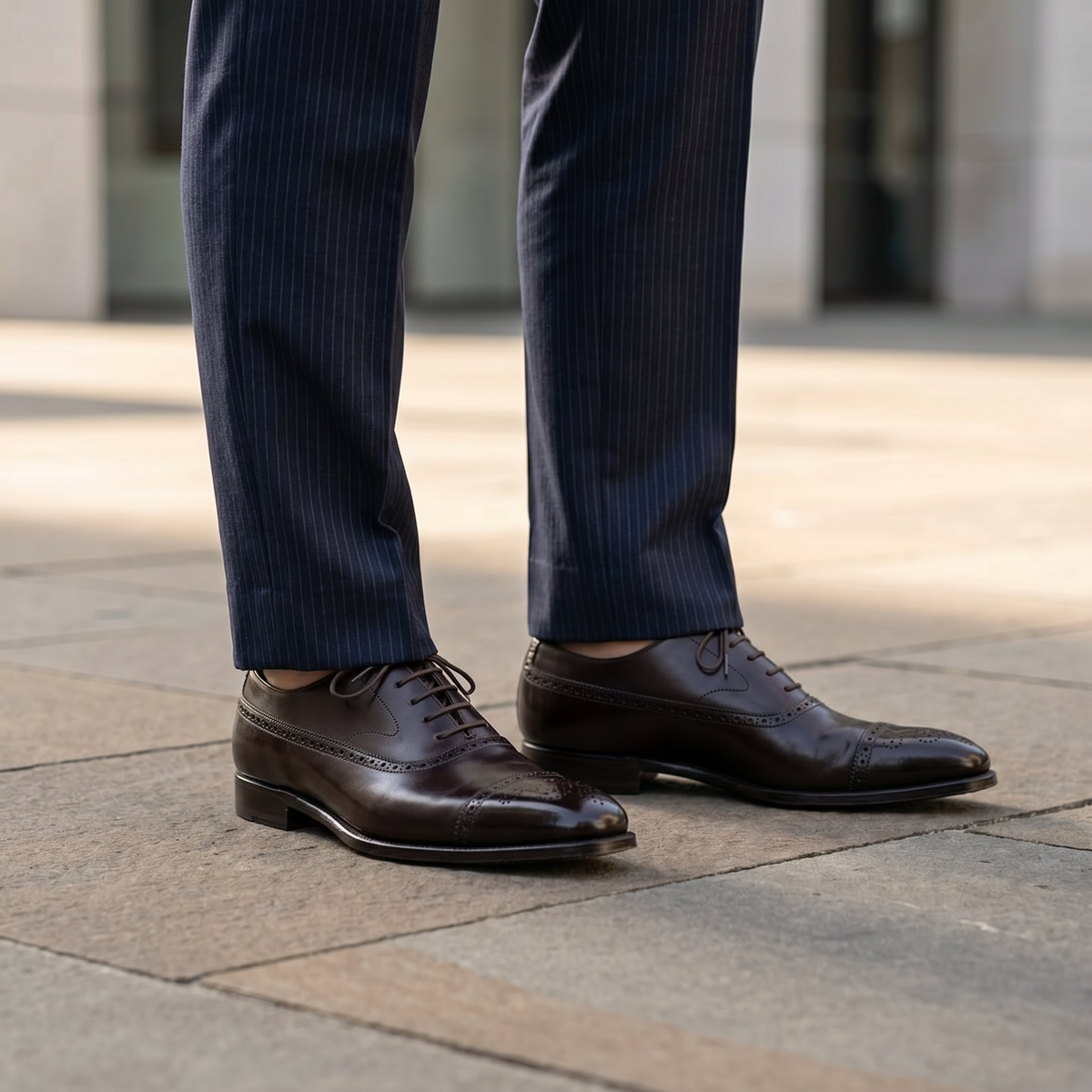 Men's Leather Brogues | Formal Lace-Up Shoes