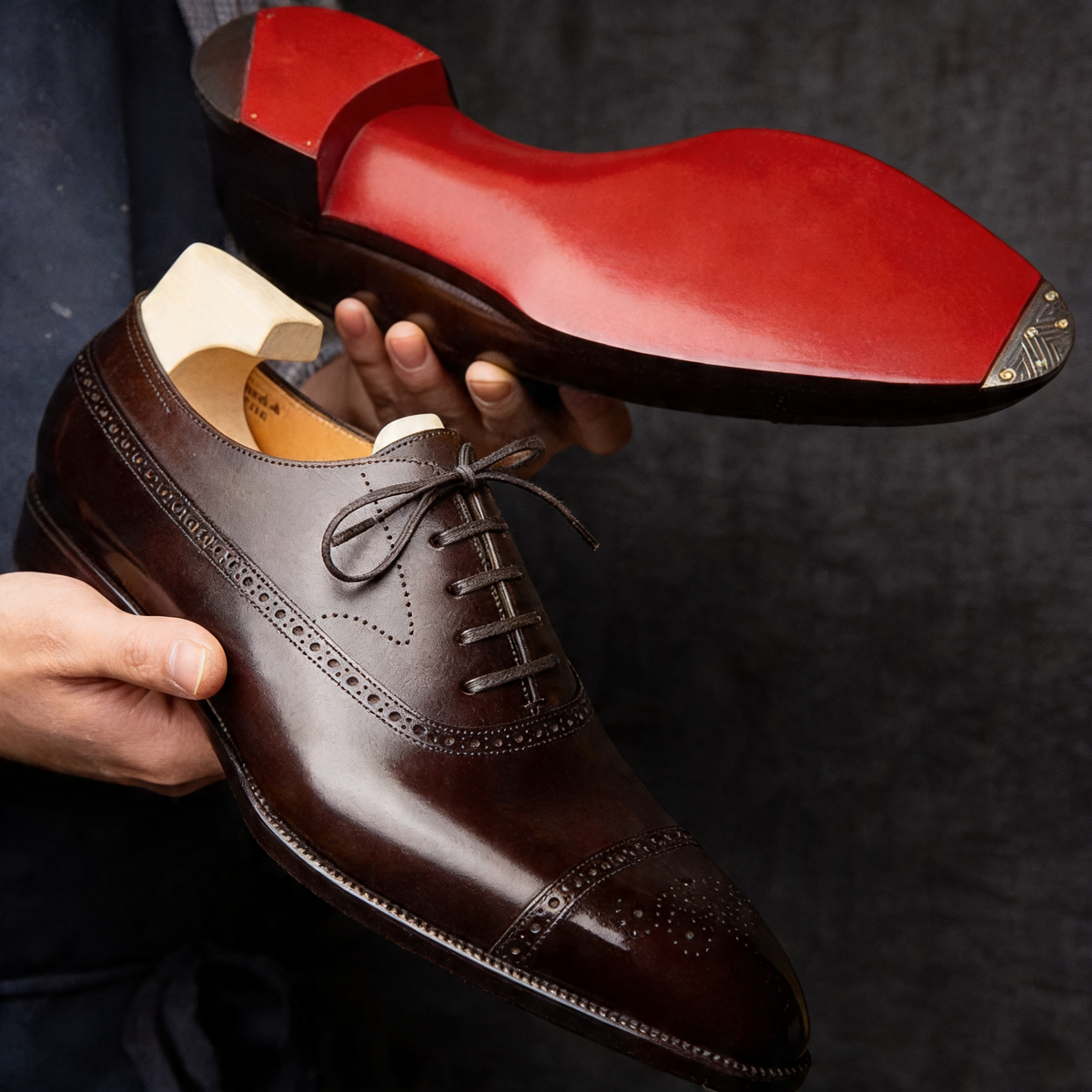 Men's Leather Brogues | Formal Lace-Up Shoes