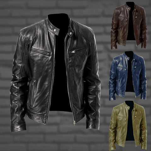 Men's Leather Jacket – Elegant Style for All Occasions