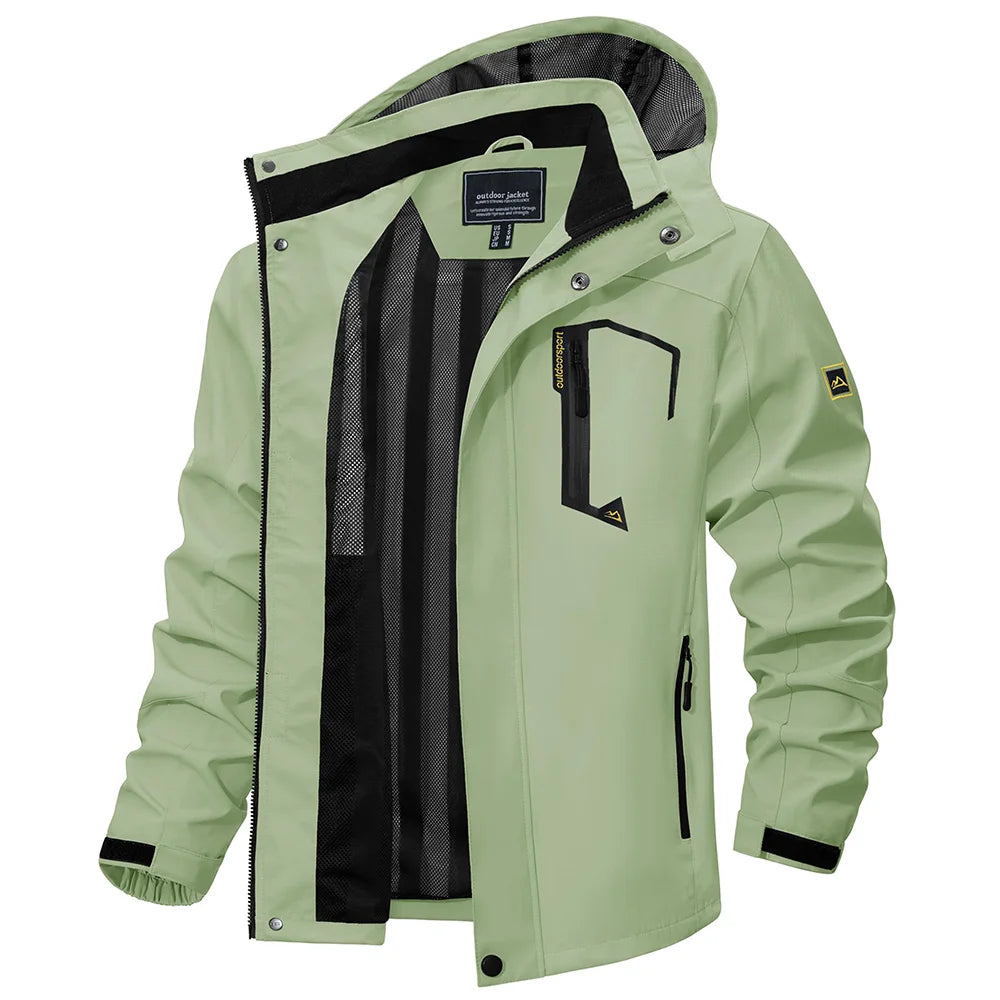 Men's Lightweight Hooded Rain Jacket