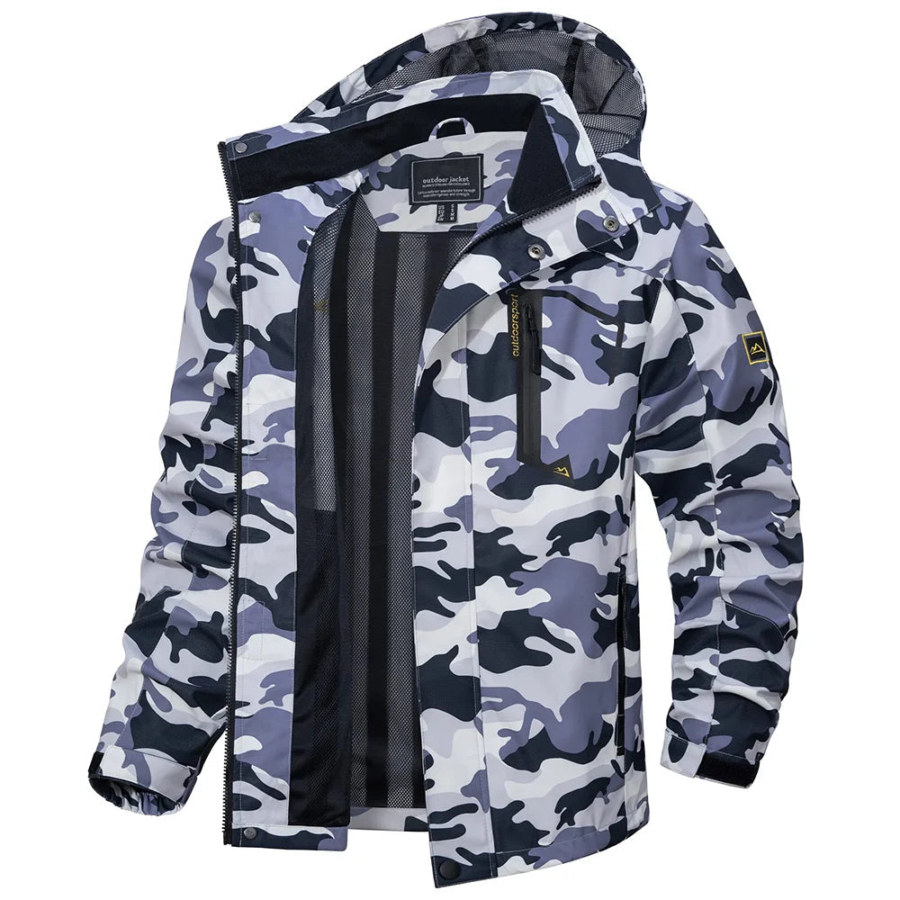 Men's Lightweight Hooded Rain Jacket