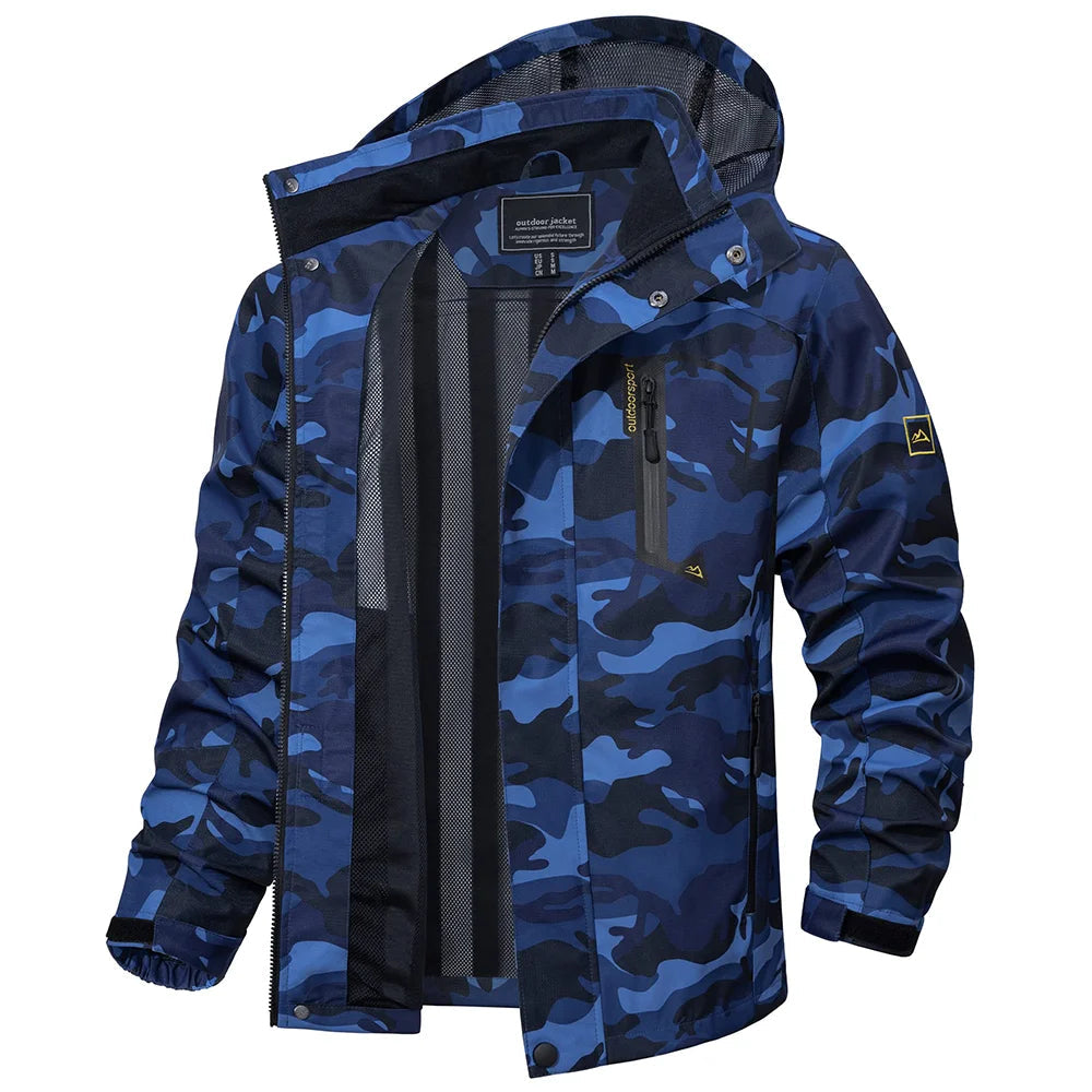 Men's Lightweight Hooded Rain Jacket