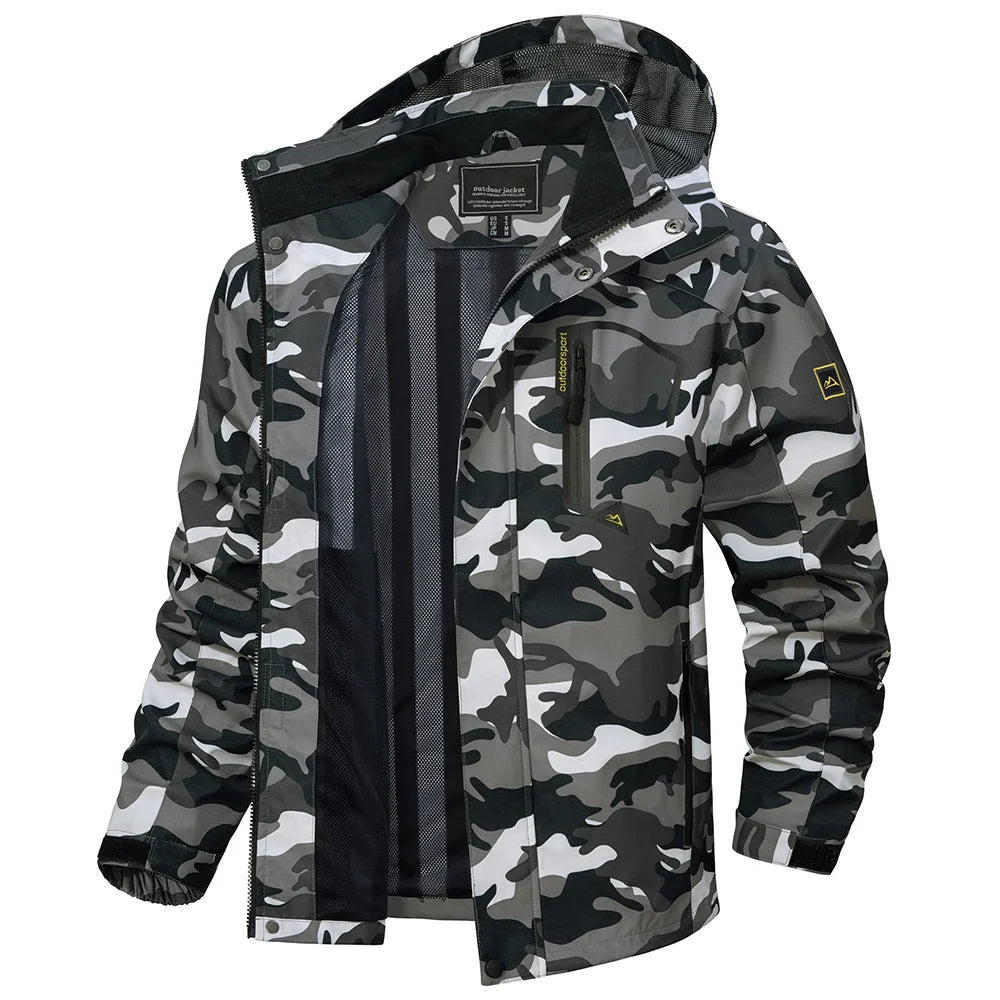 Men's Lightweight Hooded Rain Jacket