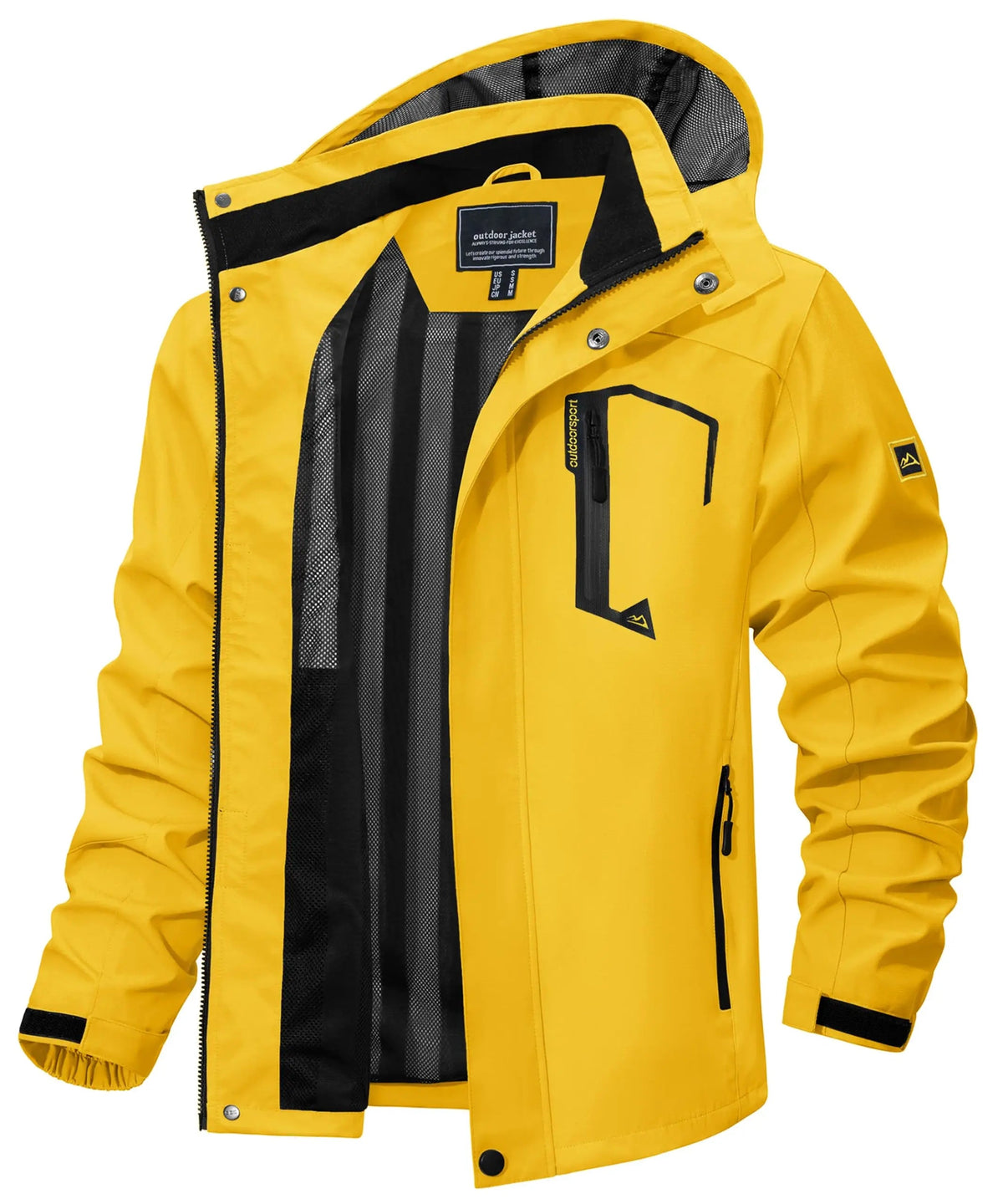 Men's Lightweight Hooded Rain Jacket