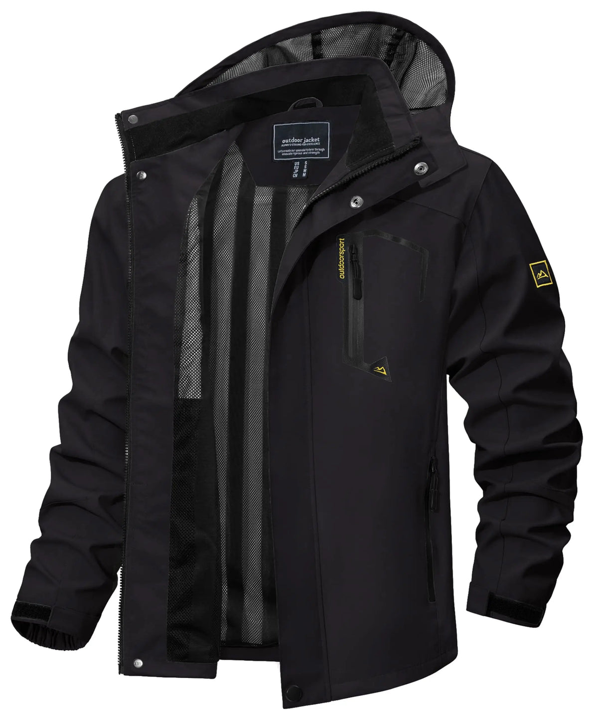 Men's Lightweight Hooded Rain Jacket