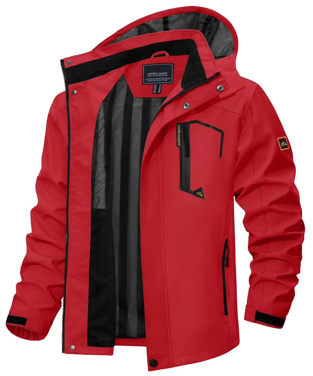 Men's Lightweight Hooded Rain Jacket