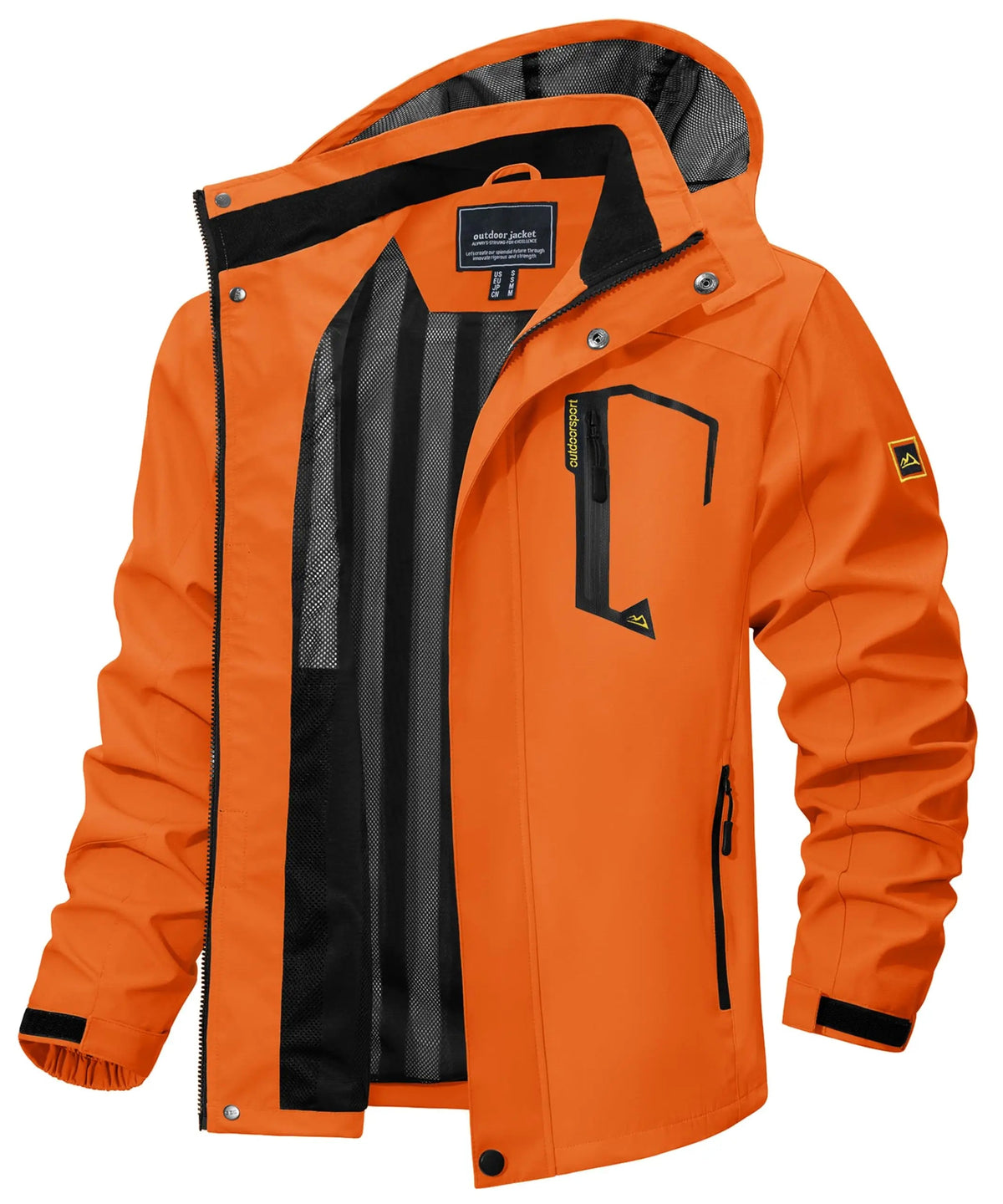 Men's Lightweight Hooded Rain Jacket