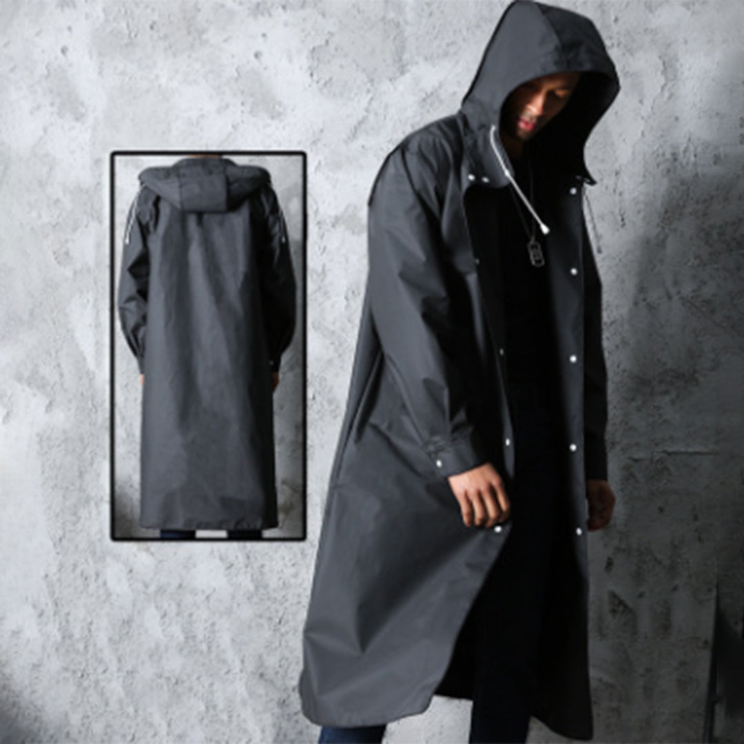 Men's Long Hooded Jacket