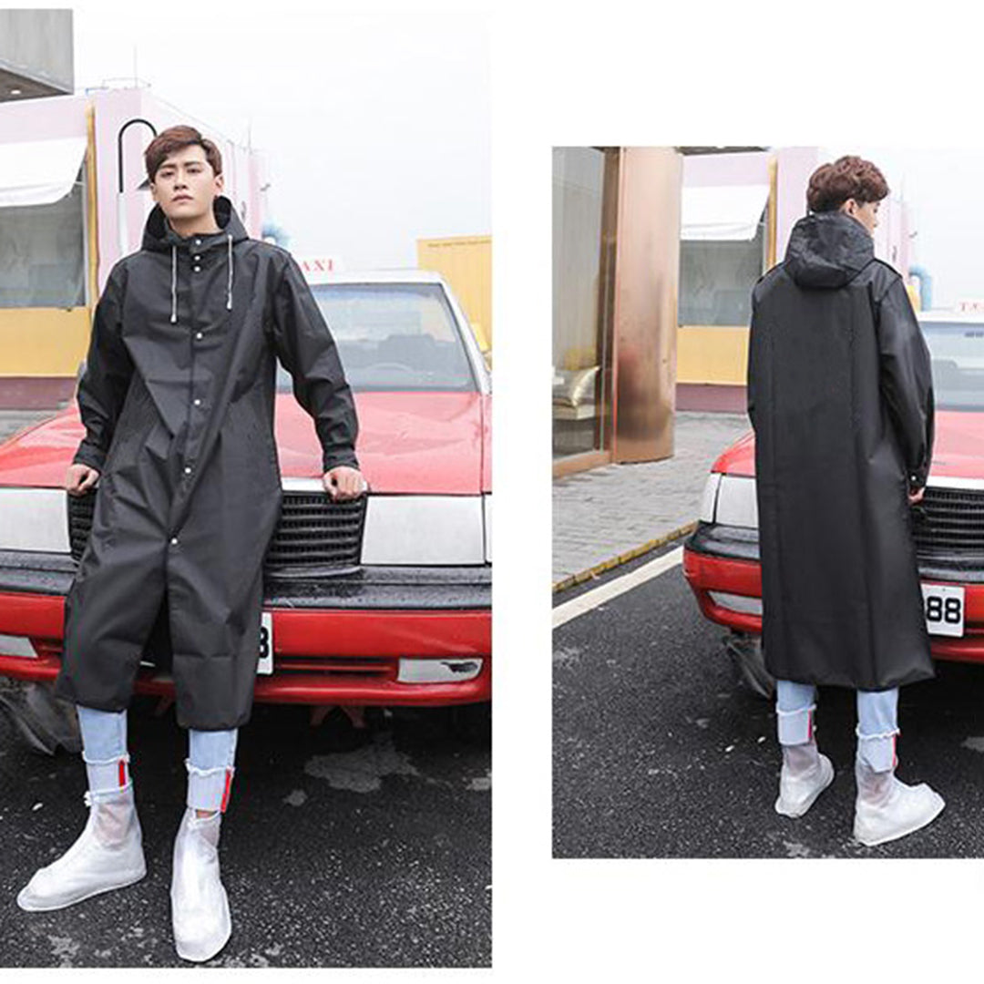 Men's Long Hooded Jacket