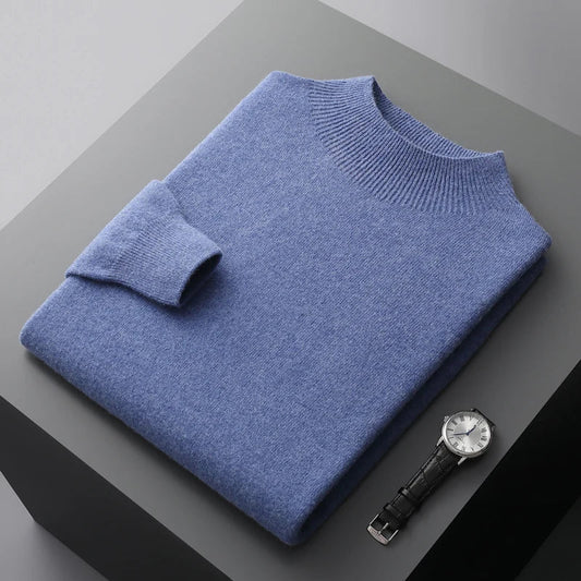 Men's Mock Neck Sweater