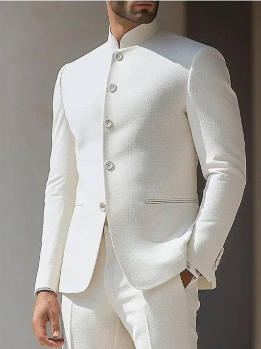 Men's Modern Formal Nehru Suit Jacket