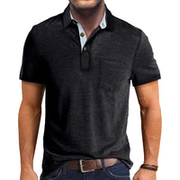 Men's Modern Polo Shirt with Polo Collar