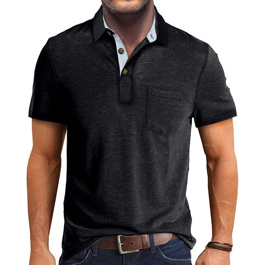 Men's Modern Polo Shirt with Polo Collar