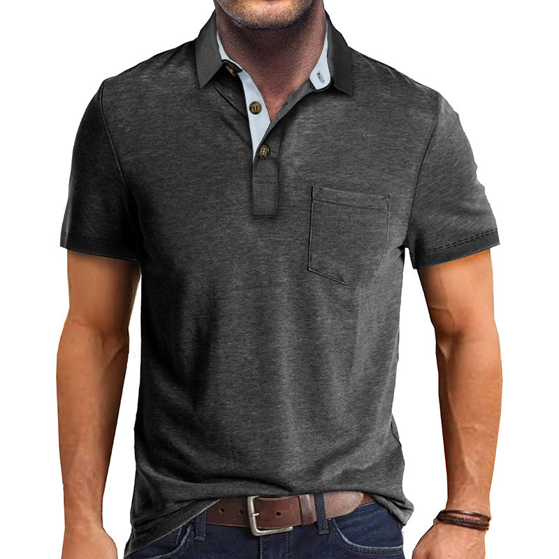 Men's Modern Polo Shirt with Polo Collar
