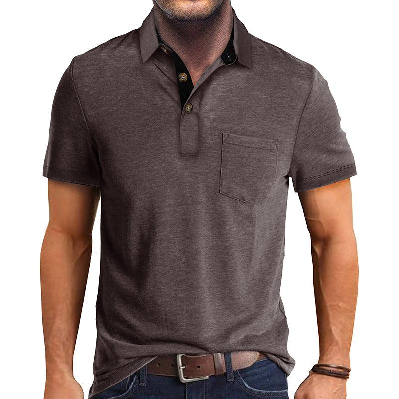 Men's Modern Polo Shirt with Polo Collar