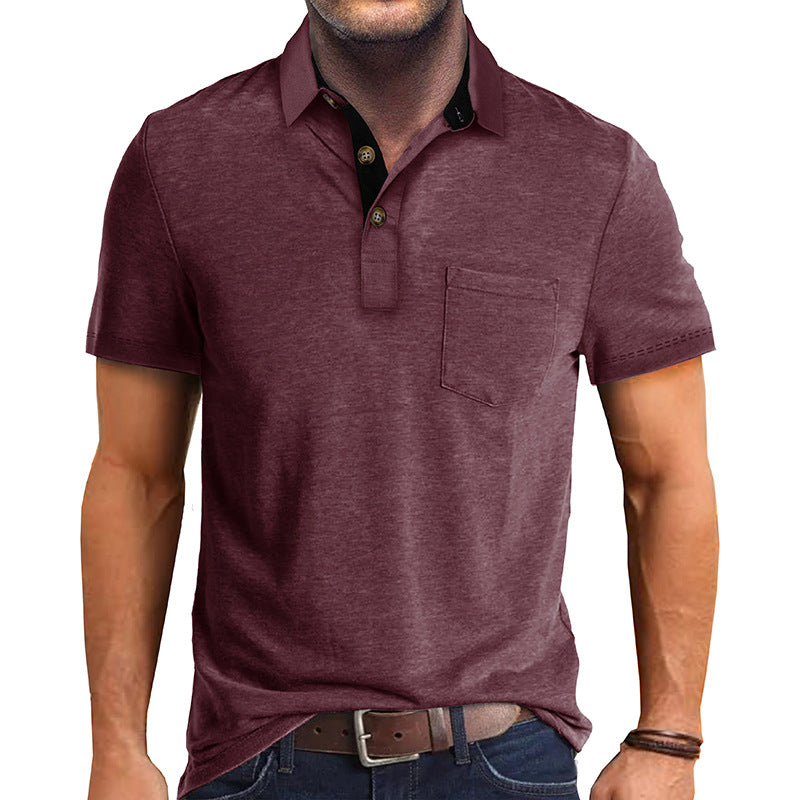 Men's Modern Polo Shirt with Polo Collar