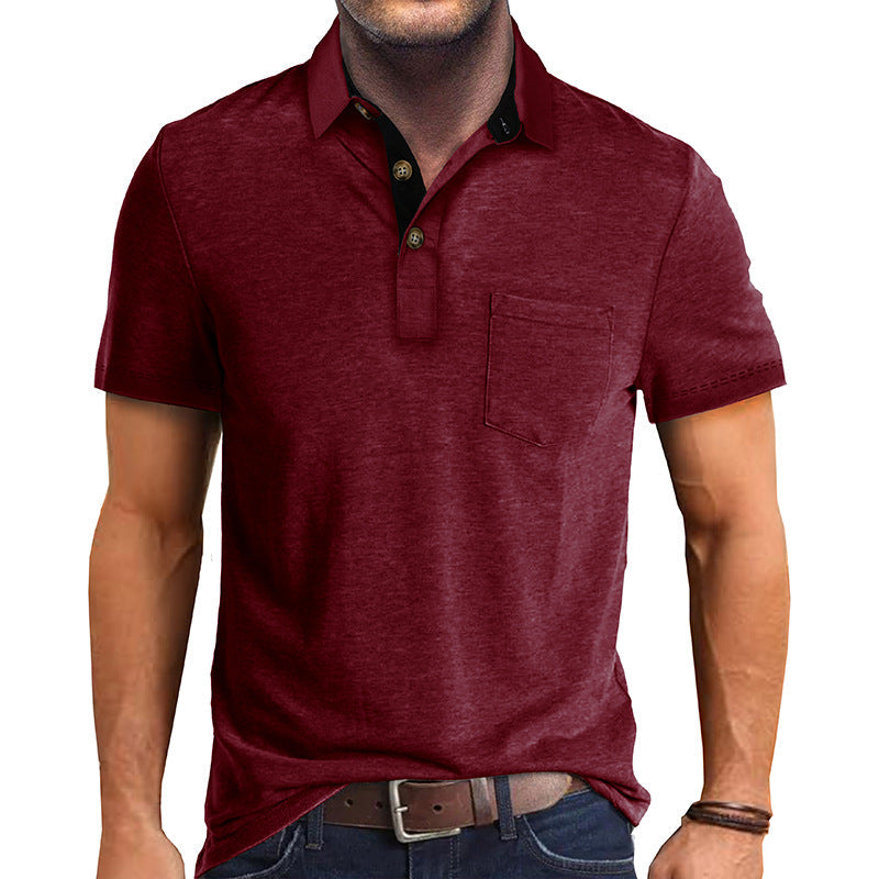 Men's Modern Polo Shirt with Polo Collar