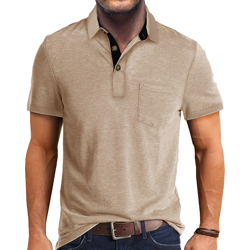 Men's Modern Polo Shirt with Polo Collar