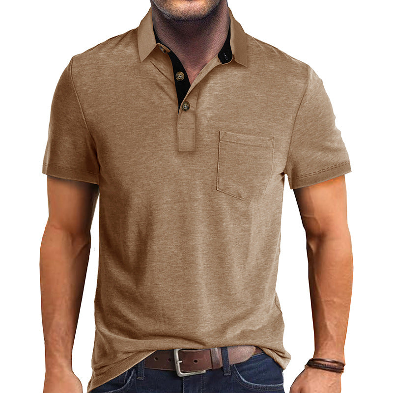 Men's Modern Polo Shirt with Polo Collar