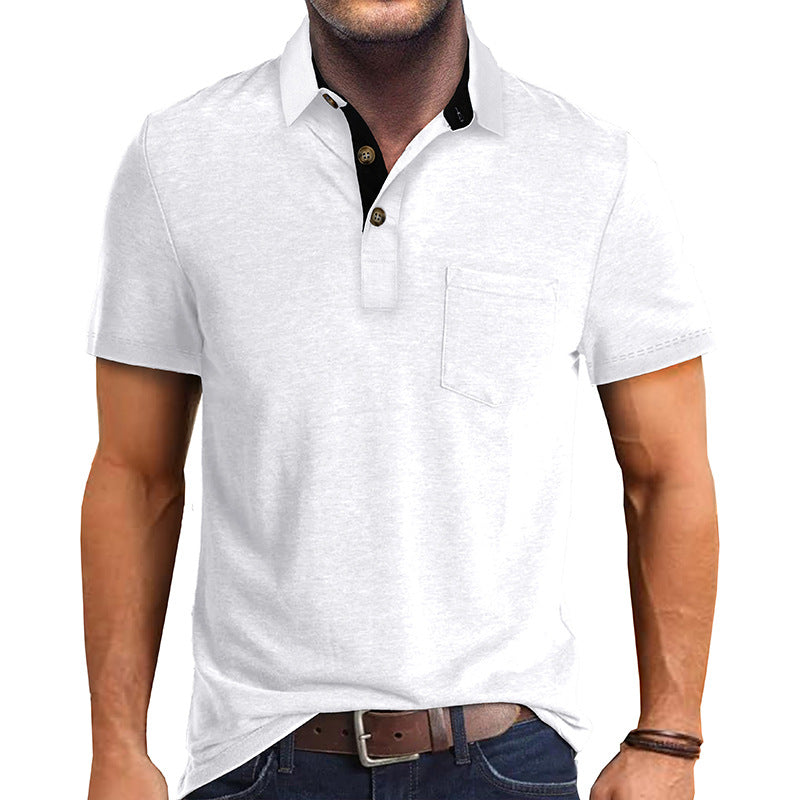 Men's Modern Polo Shirt with Polo Collar