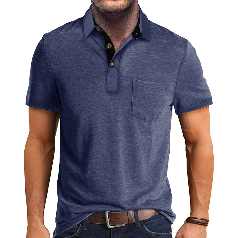 Men's Modern Polo Shirt with Polo Collar