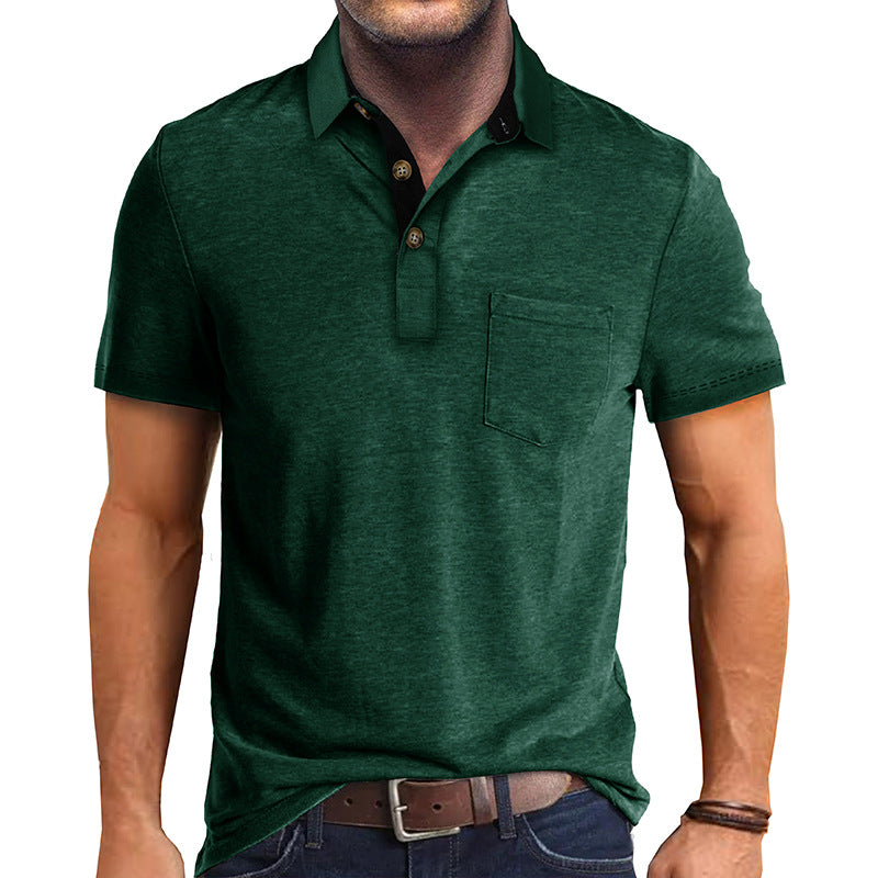 Men's Modern Polo Shirt with Polo Collar