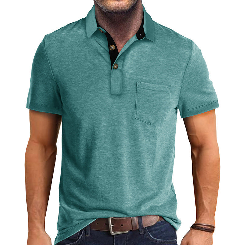 Men's Modern Polo Shirt with Polo Collar