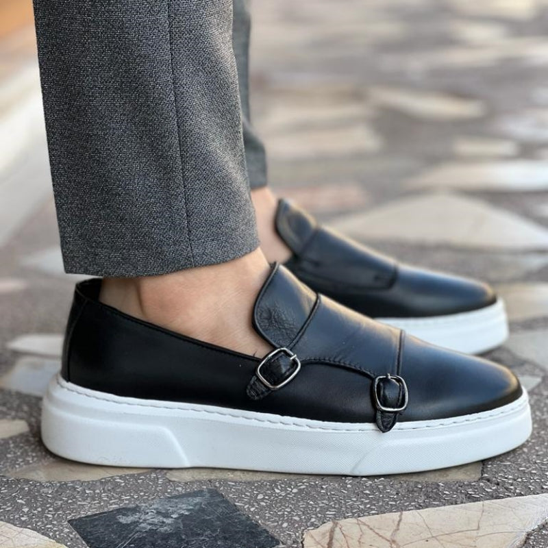 Men's Monk Strap Slip-On Loafers