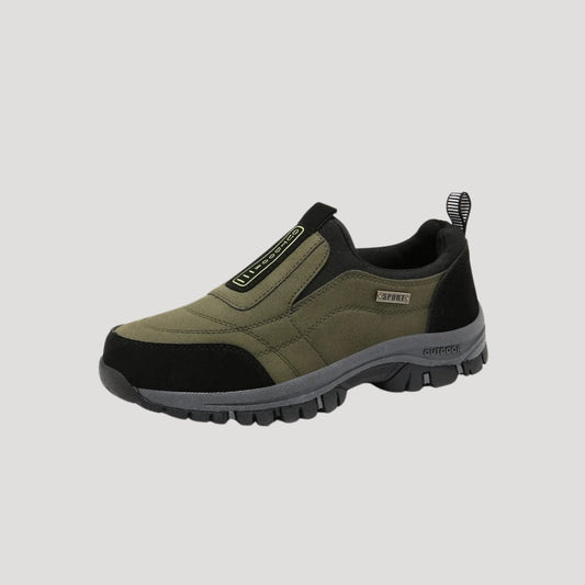 Men's Outdoor Hiking Slip-On Shoes with Sturdy Sole and Cushioned Fit