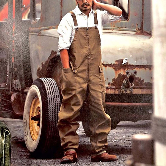 Men's Overalls with Adjustable Straps