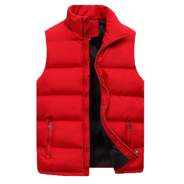 Men's Padded Zip-Up Vest