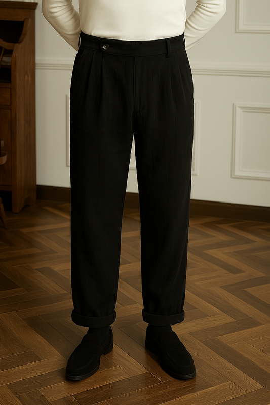Men's Pleated Trousers