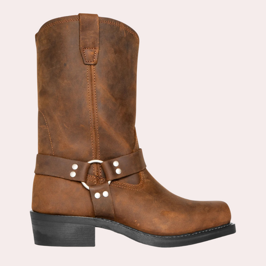 Men's PU Leather Cowboy Boots | Autumn and Winter Boots