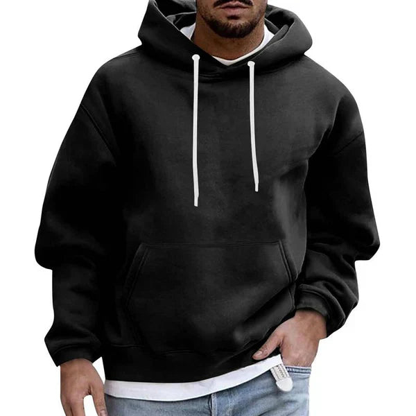 Men's Pullover Hoodie with Kangaroo Pocket