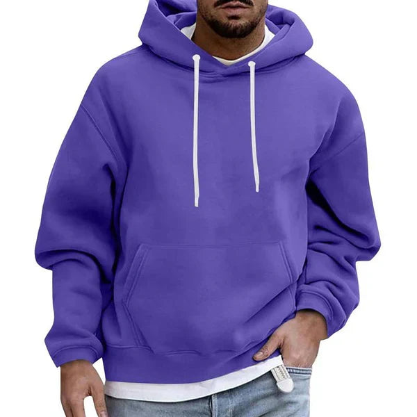 Men's Pullover Hoodie with Kangaroo Pocket