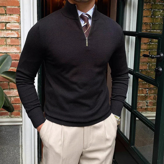 Men's Quarter-Zip Sweater