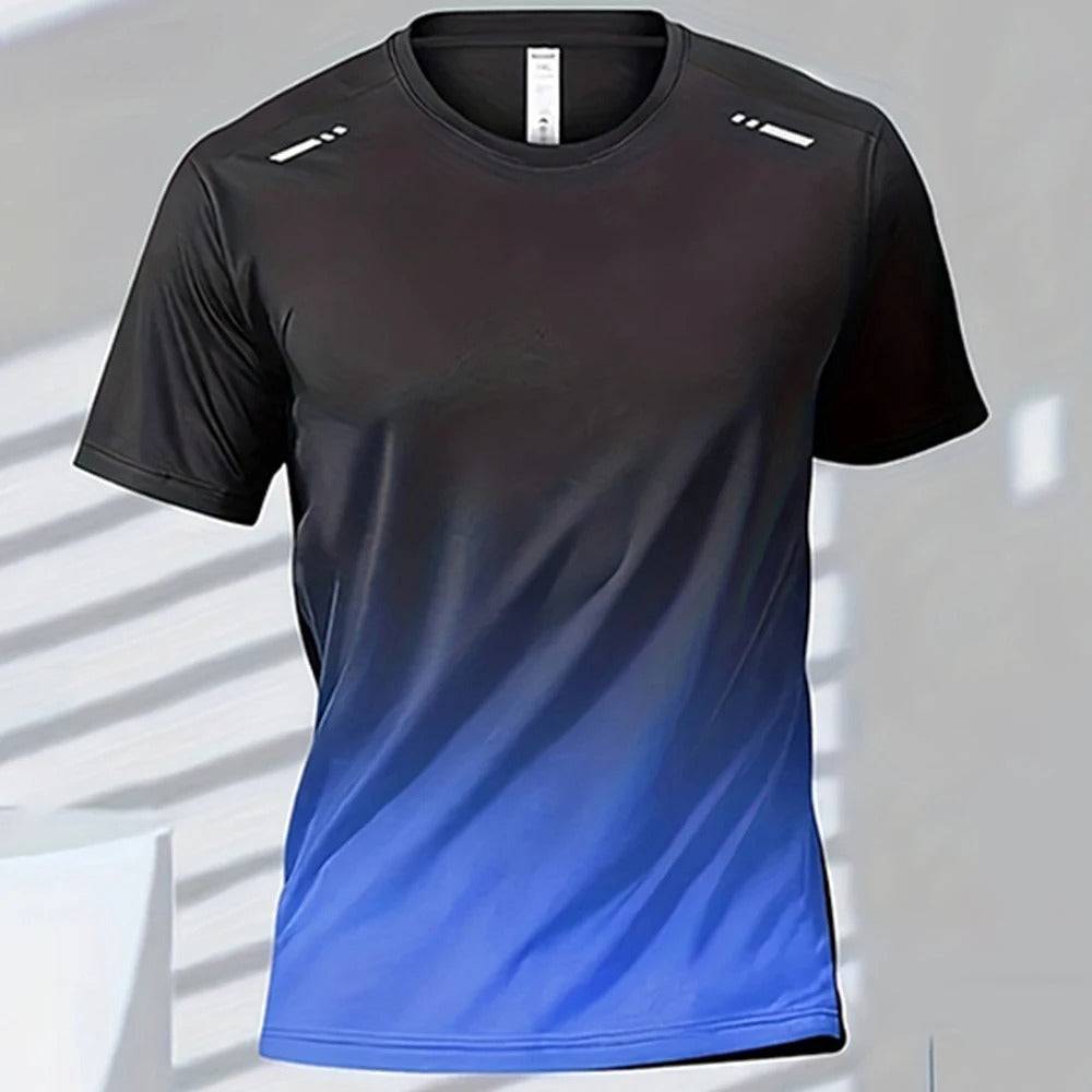 Men's Quick-Drying Gradient Sports T-Shirt