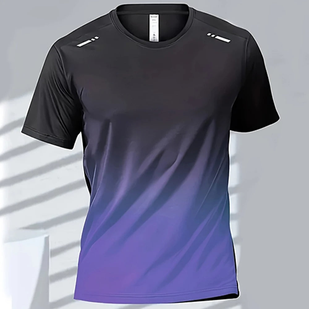 Men's Quick-Drying Gradient Sports T-Shirt