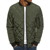 Men's Quilted Bomber Jacket