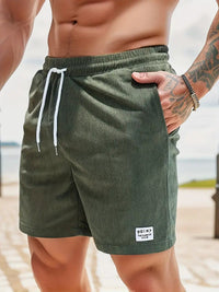 Men's Ribbed Textured Swim Shorts
