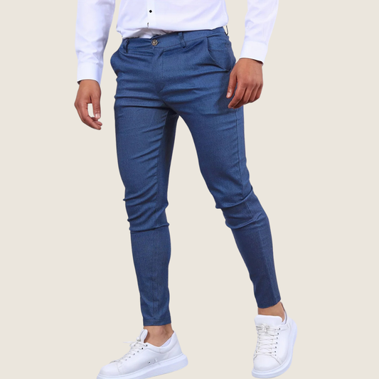 Men's Slim Fit Ankle-Length Trousers