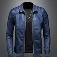 Men's Slim-Fit Biker Jacket